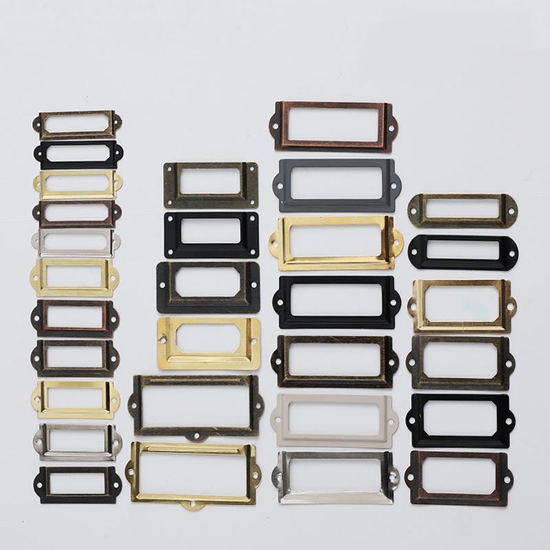 Furniture Hardware Names - Tempat Label Antik Lemari Arsip Kartu