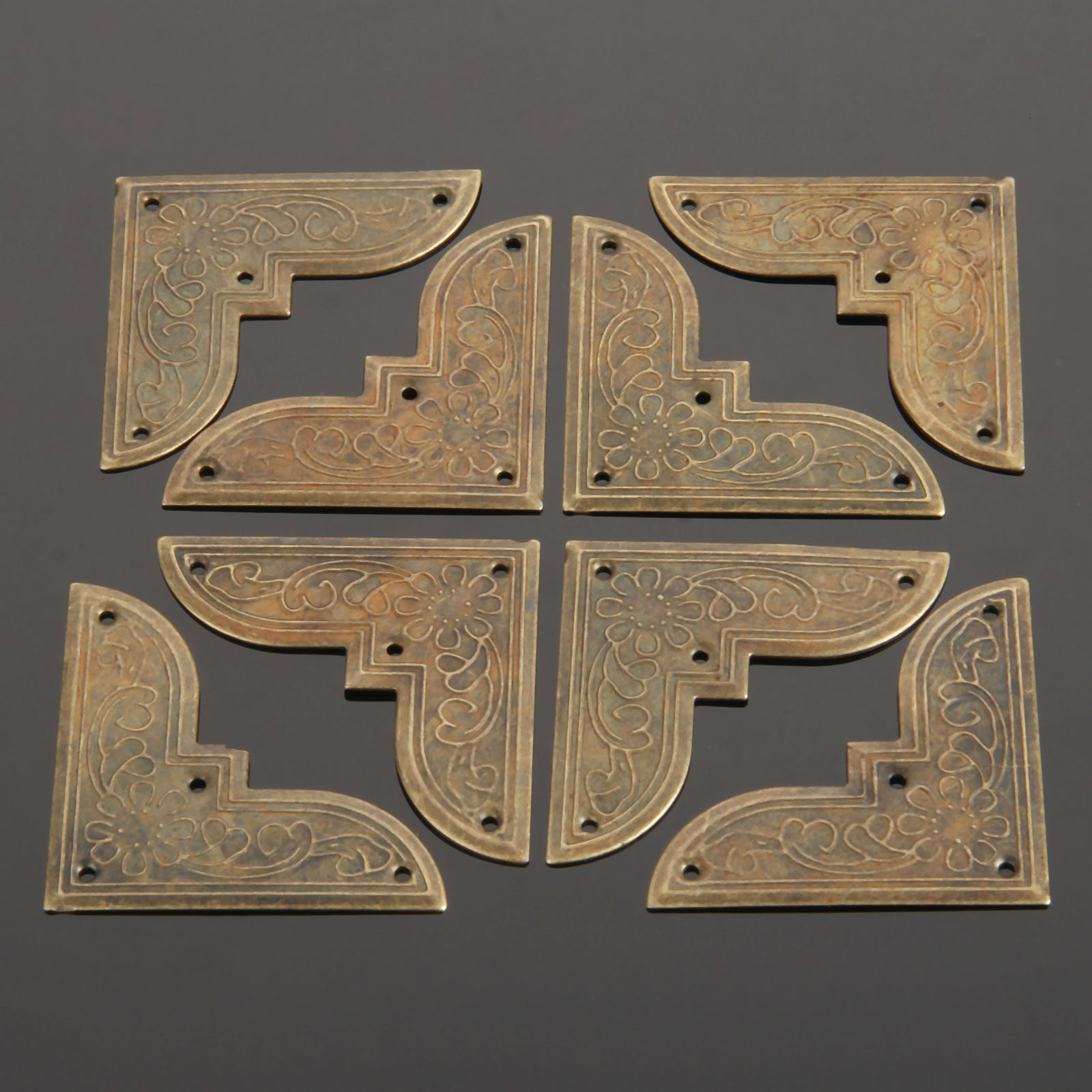 Furniture Hardware Wood - 40 Buah Braket Sudut Besi dengan