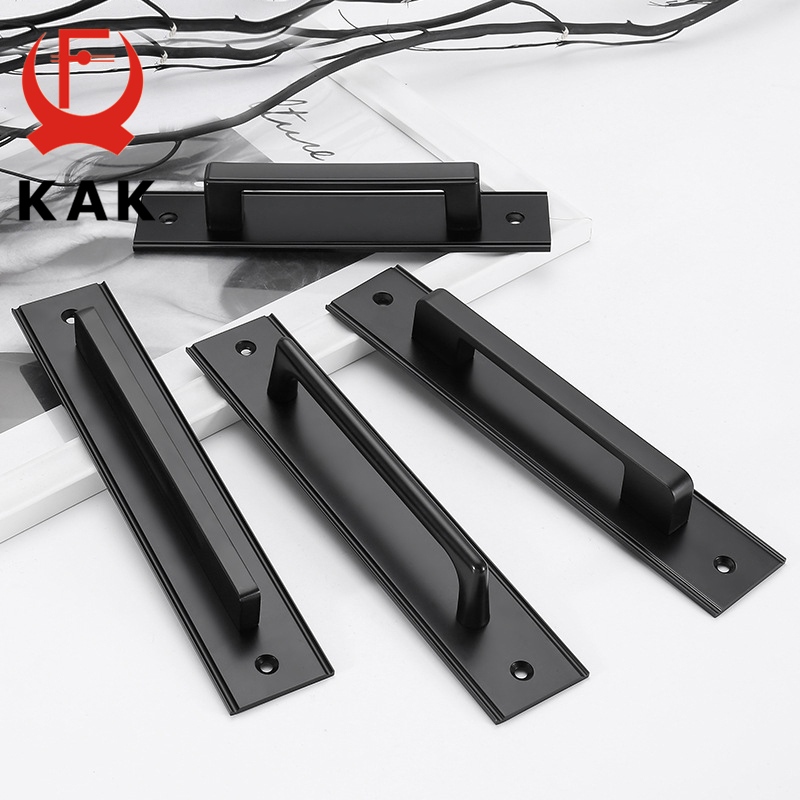 Furniture Hardware Black - Kak Paduan Aluminium Hitam Handle Pintu