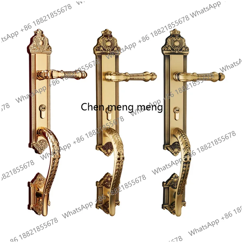 Furniture Hardware Lock - Kunci Pintu Gaya Eropa Mewah/Villa, Kunci