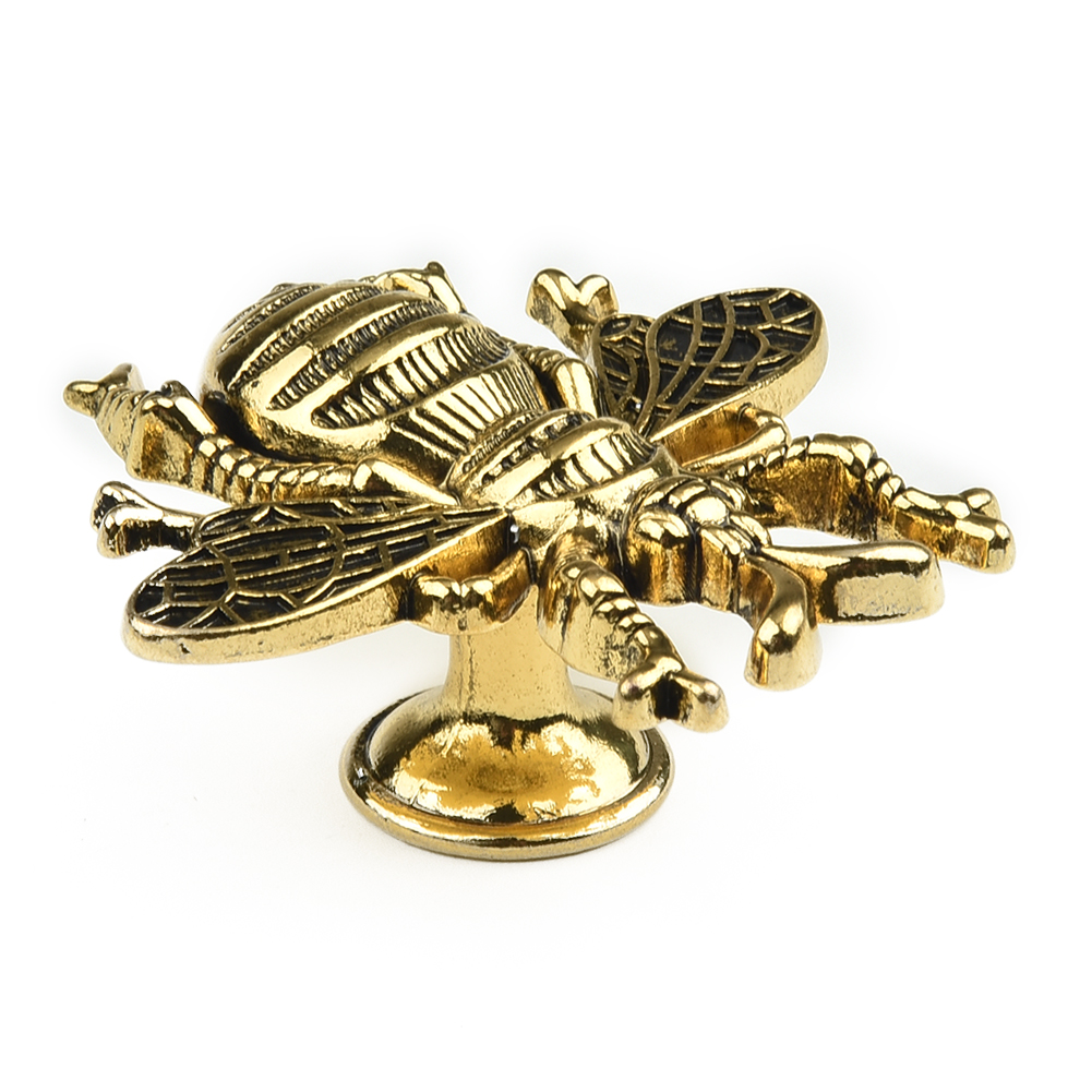 Furniture Hardware Black - Kenop Lemari Retro Bentuk Lebah, Gagang