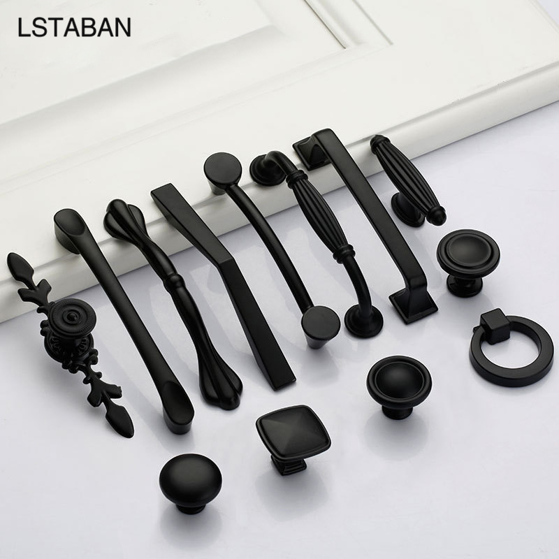 Padat Modern Sederhana Aksesor - Furniture Hardware Black ulasan dan harga