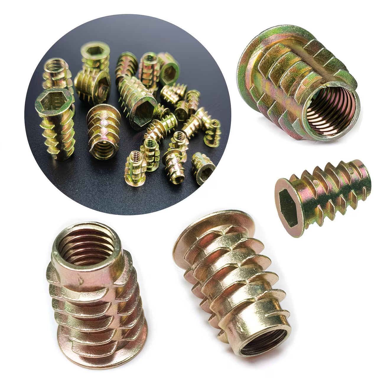 Kit Mur Sisip Berulir M4/M5/M6 - Furniture Hardware Threaded Inserts ulasan dan harga