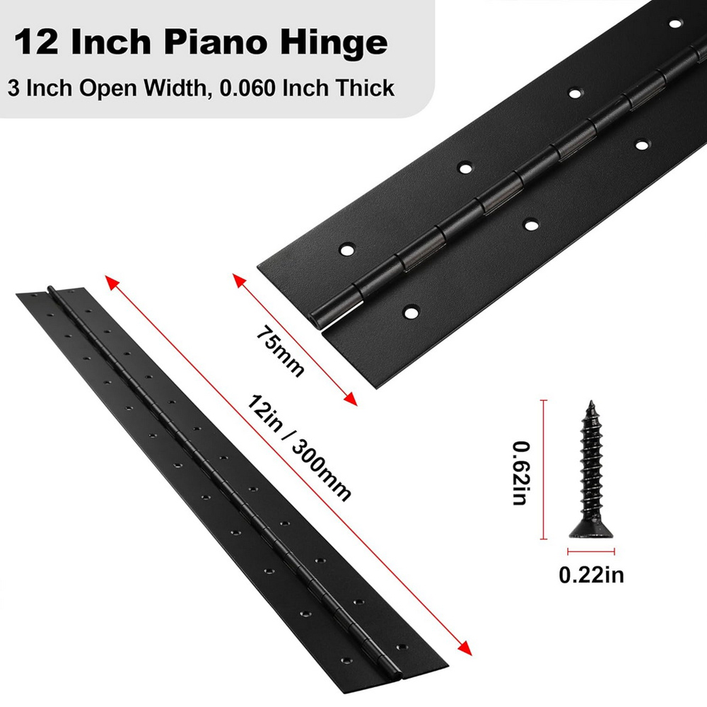 Engsel Piano Hitam 6in-20in, E - Piano Hinge Continuous ulasan dan harga