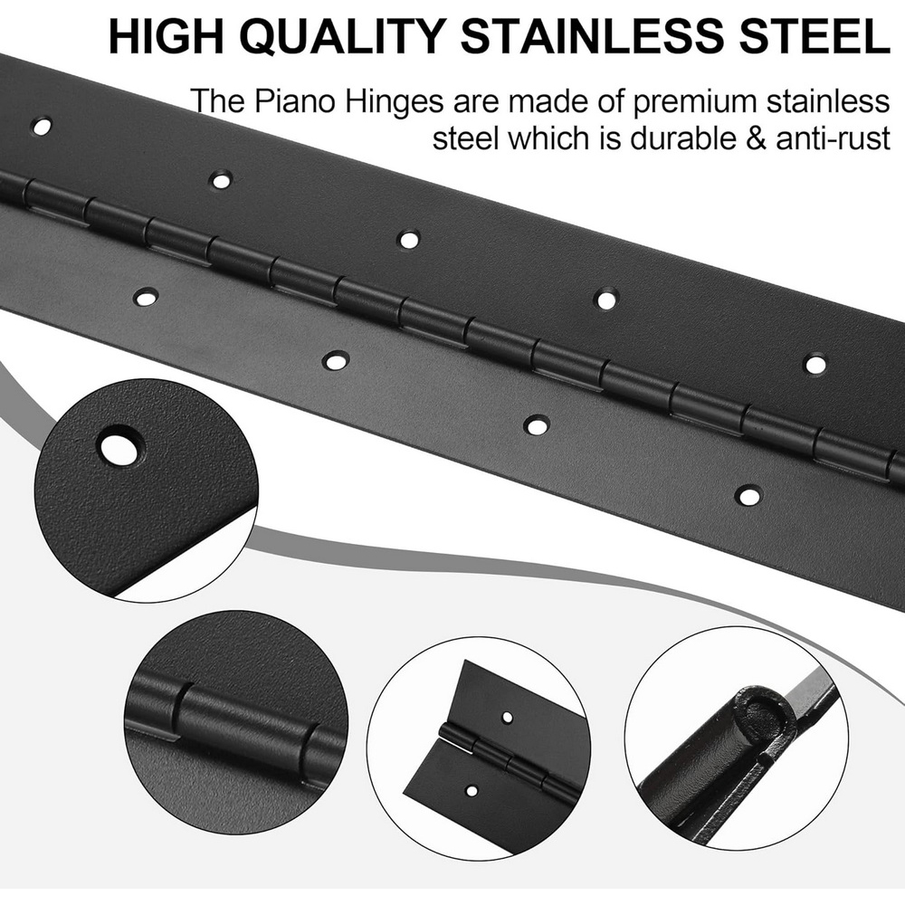 Engsel Piano Hitam 6in-20in, E - Piano Hinge Continuous ulasan dan harga