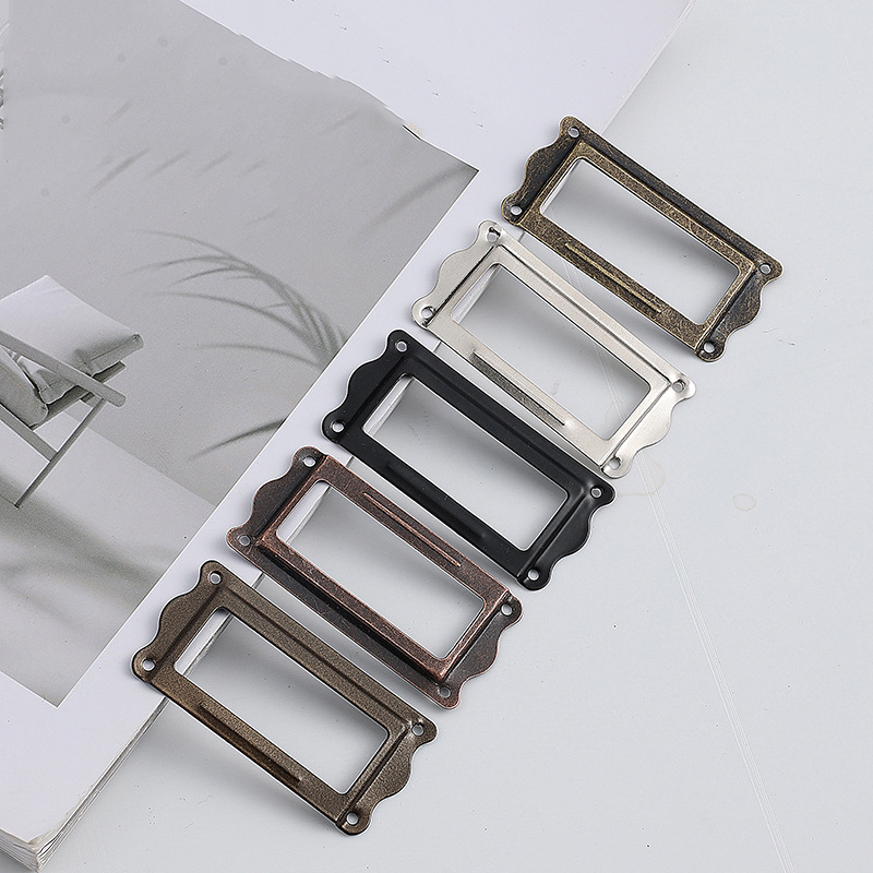 Tempat Label Antik Lemari Arsi - Furniture Hardware Names ulasan dan harga