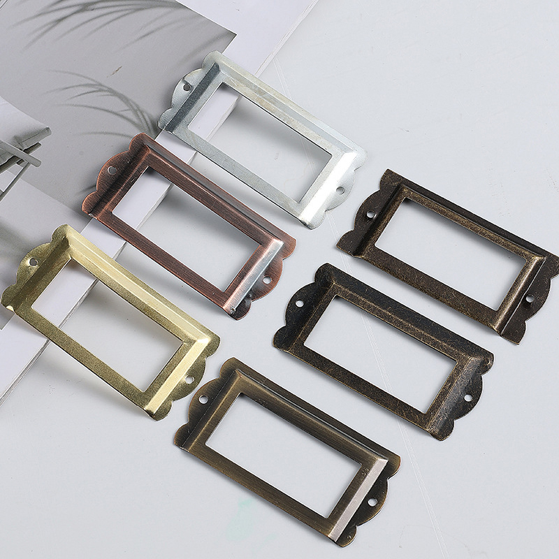 Tempat Label Antik Lemari Arsi - Furniture Hardware Names ulasan dan harga