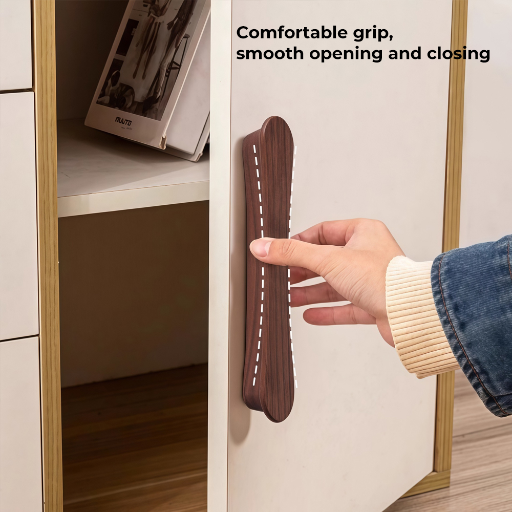 Gagang Kabinet Walnut Hitam, G - Furniture Hardware Black ulasan dan harga
