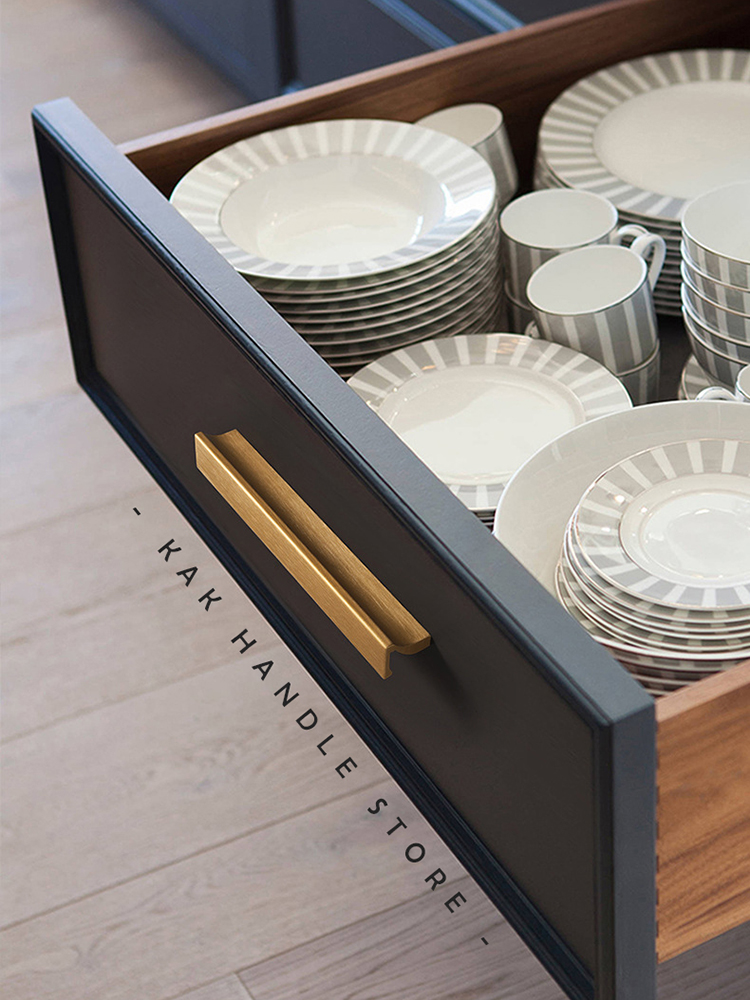KAK pegangan lemari dapur pega - Furniture Hardware Black ulasan dan harga
