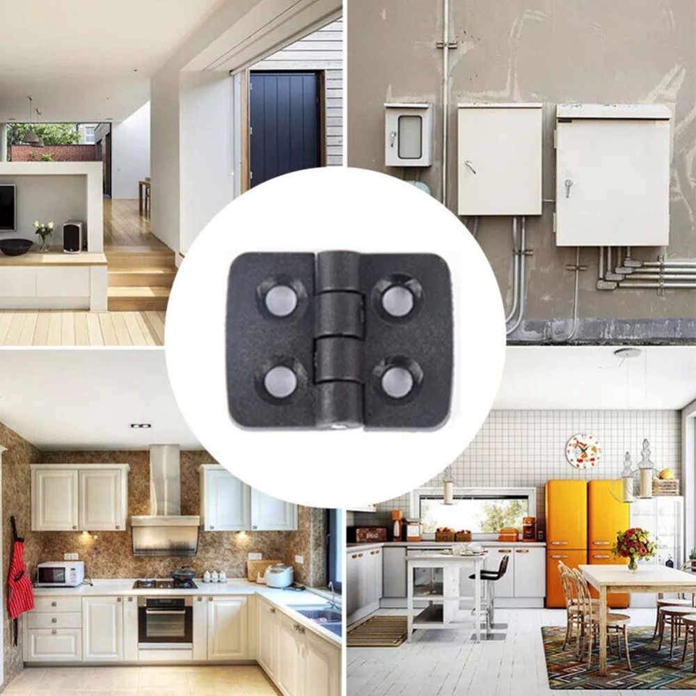 Engsel Pintu Plastik ABS Profe - Furniture Hardware Black ulasan dan harga