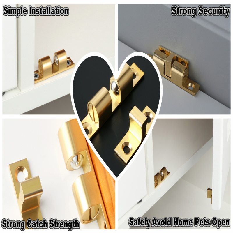 3/6 Buah Penangkap Bola Pintu  - Furniture Hardware Lock ulasan dan harga