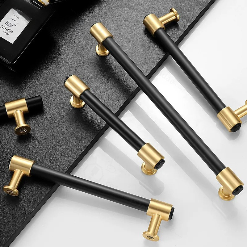 Perlengkapan Furnitur Lemari P - Furniture Hardware Black ulasan dan harga