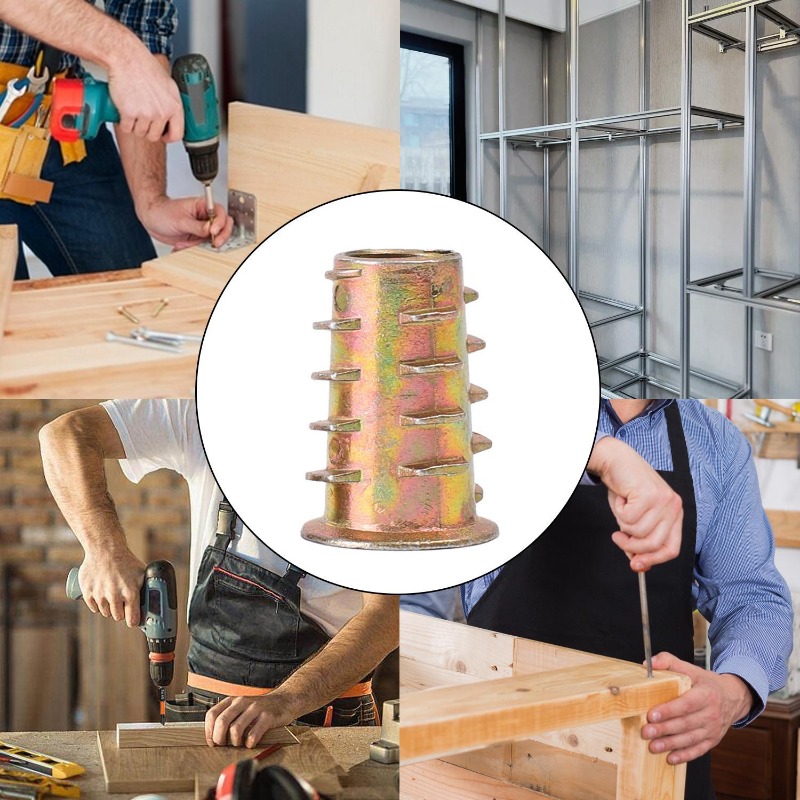 Mur Baut Sisipan Berulir Baja  - Furniture Hardware Threaded Inserts ulasan dan harga