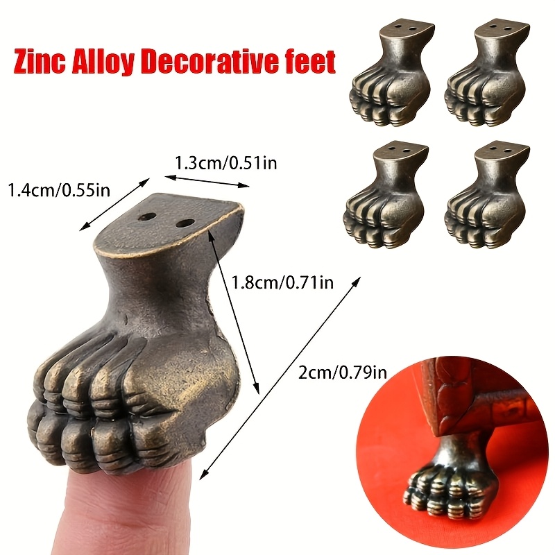 8pcs Kaki Antik Kuningan untuk - Furniture Hardware Wood ulasan dan harga