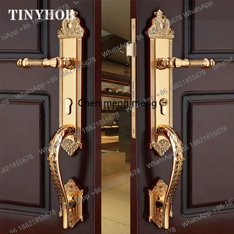 Kunci Pintu Gaya Eropa Mewah/V - Furniture Hardware Lock ulasan dan harga
