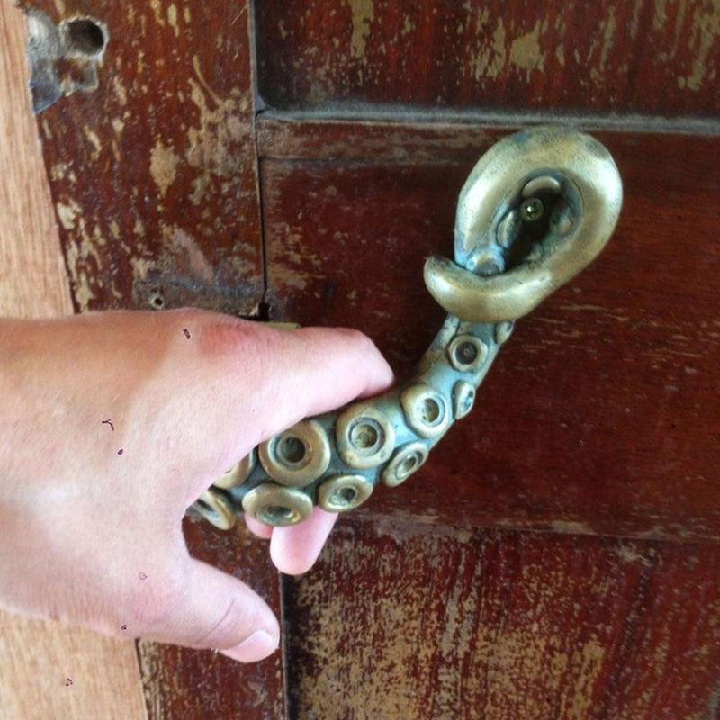 Kenop pintu gurita antik gaya  - Furniture Hardware Wood ulasan dan harga
