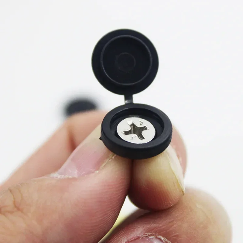 10/500 Buah Penutup Dekoratif  - Furniture Hardware Black ulasan dan harga