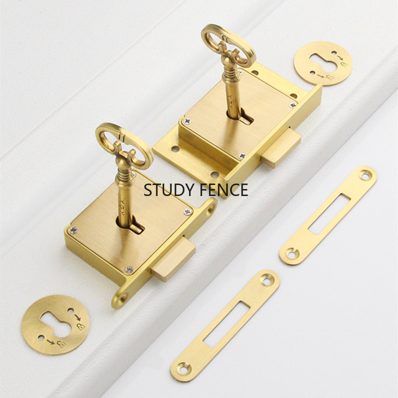 1 Buah Kunci Laci Logam Antik  - Furniture Hardware Lock ulasan dan harga