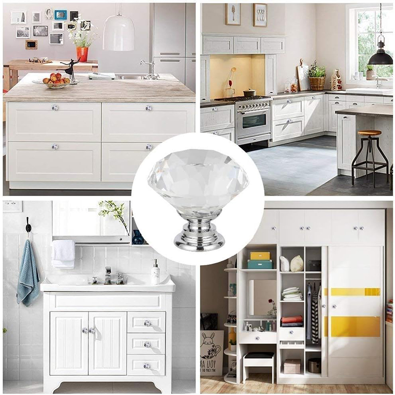 6 Buah Kenop Kabinet dengan Se - Furniture Hardware Wood ulasan dan harga