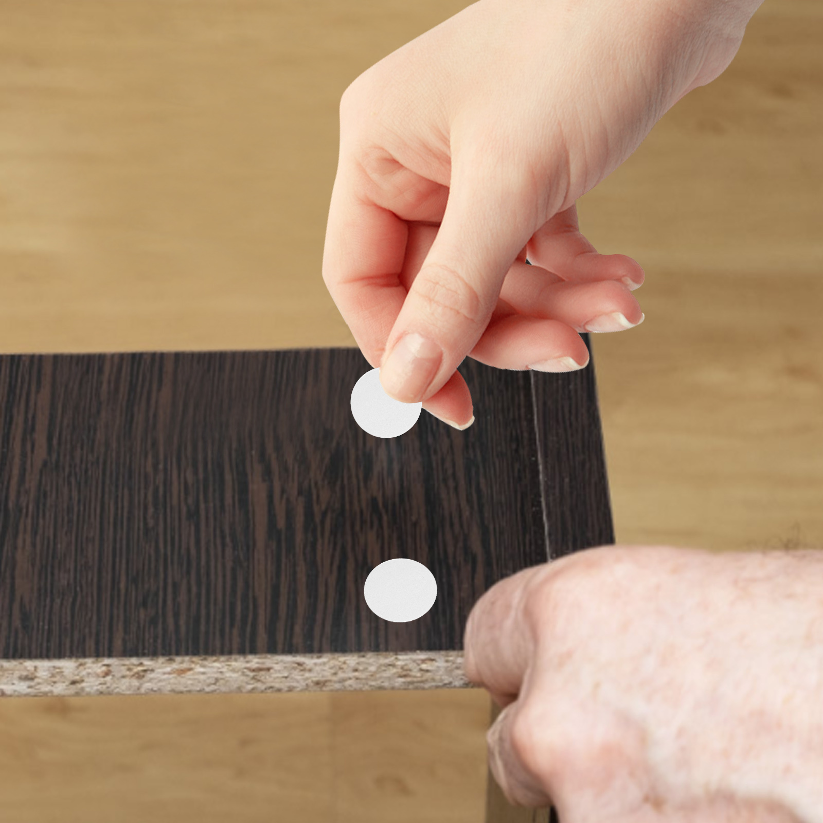 96 pcs Stiker Penutup Lubang S - Furniture Hardware Wood ulasan dan harga