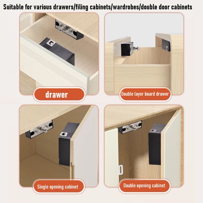 Tuya Kunci Pintu Kabinet Pinta - Furniture Hardware Wood ulasan dan harga