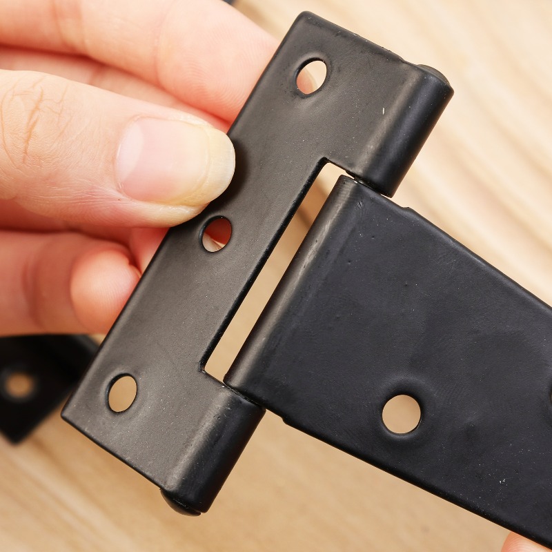 Engsel Besi Bentuk T Segitiga  - Furniture Hardware Black ulasan dan harga