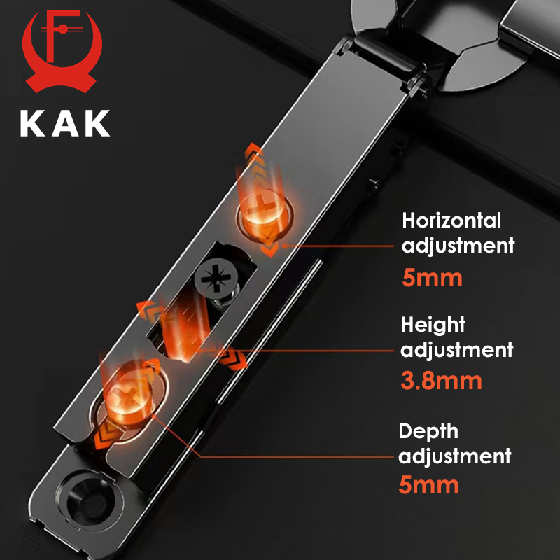 KAK 2 Buah Engsel Kabinet Dapu - Furniture Hardware Black ulasan dan harga