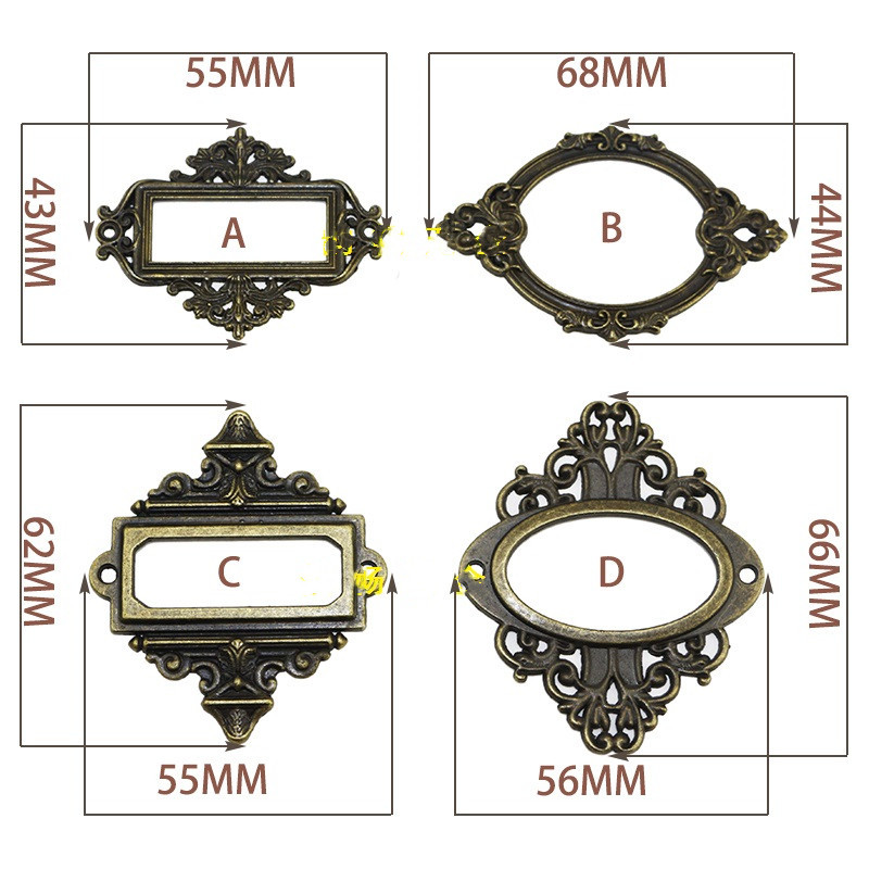 3 Buah Aksesori Berukir Antik  - Furniture Hardware Names ulasan dan harga